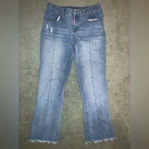 Girls Calvin Klein Ankle Flare Jeans